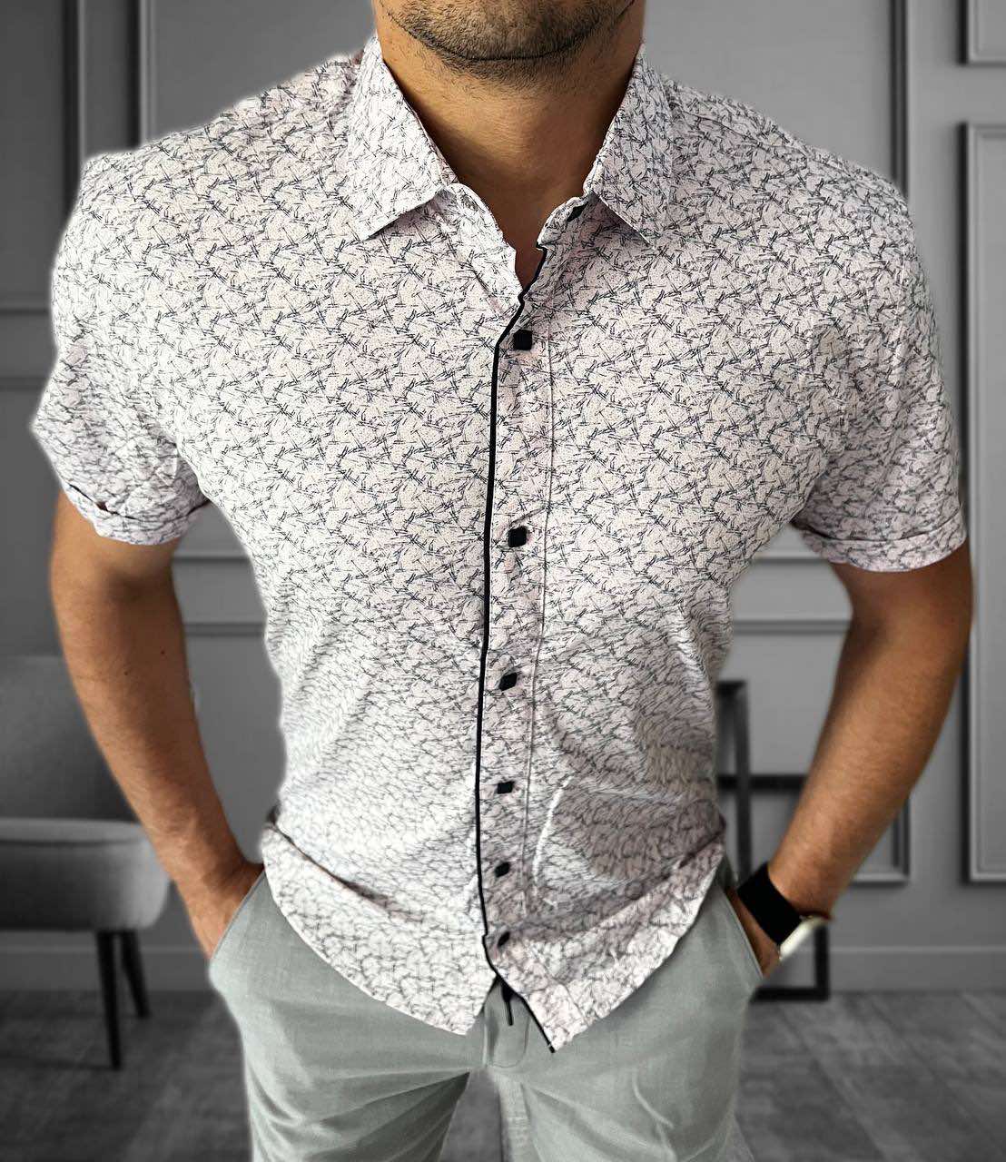 Рубашка Nik (3XL-6XL) 54705 white (лето)