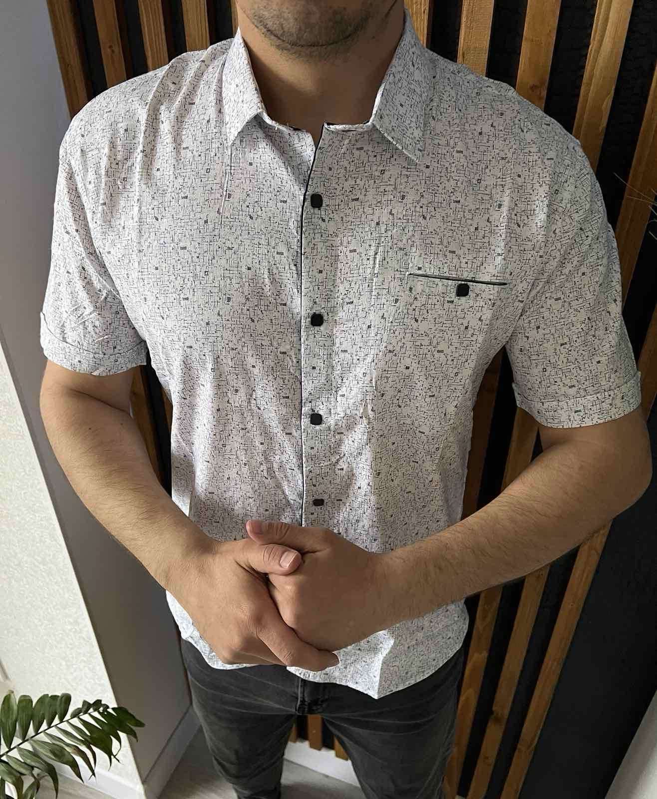Рубашка Nik (3XL-6XL) 54707 white (лето)