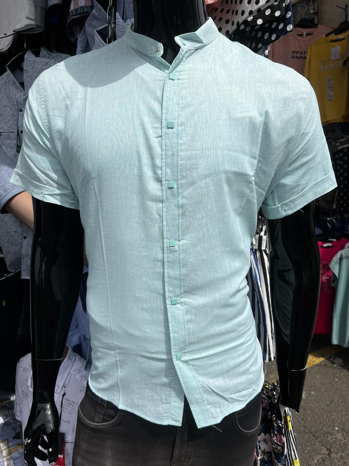 Рубашка Nik (3XL-6XL) 54716 mint (лето)