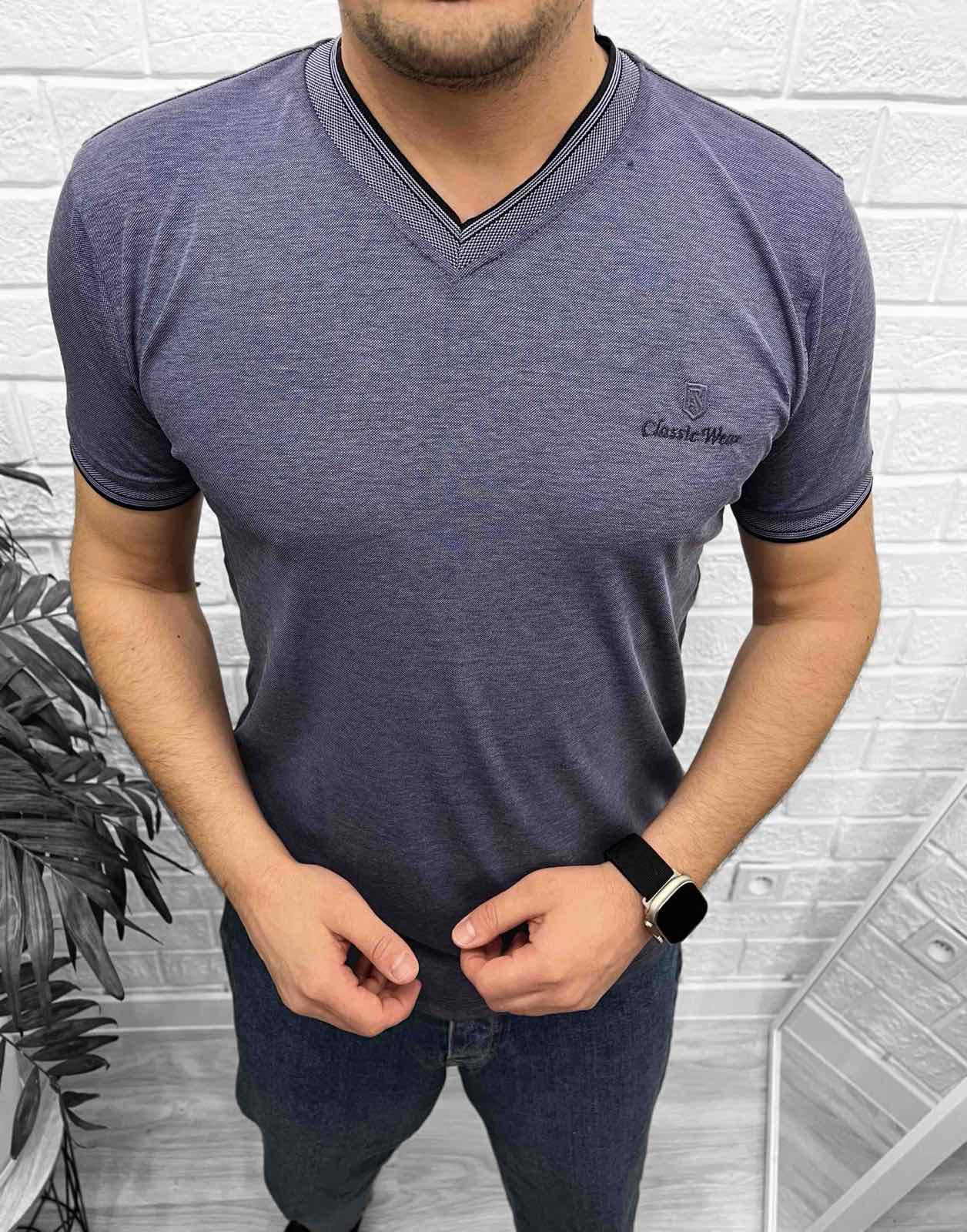 Футболка Nik (M-2XL) 54733 blue (лето)