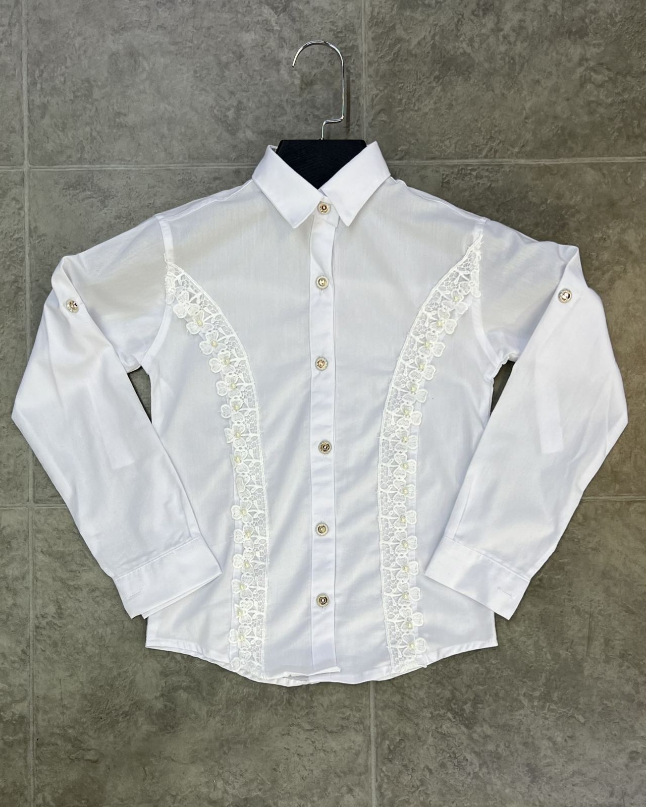 Рубашка iBamBino (6-9) 9955 white-old-1 (деми)