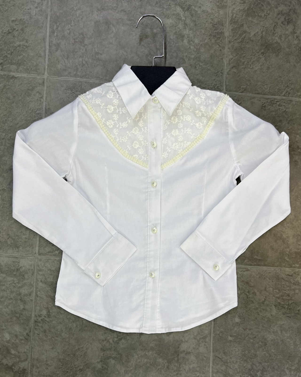 Рубашка iBamBino (6-9) 9956 white-old-1 (деми)
