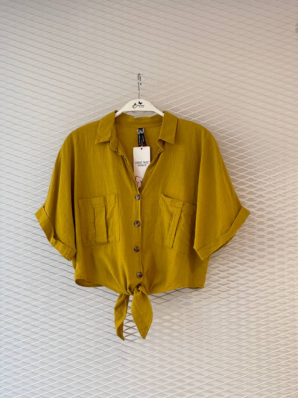 Рубашка New Season (S-L) 2767 olive (лето)