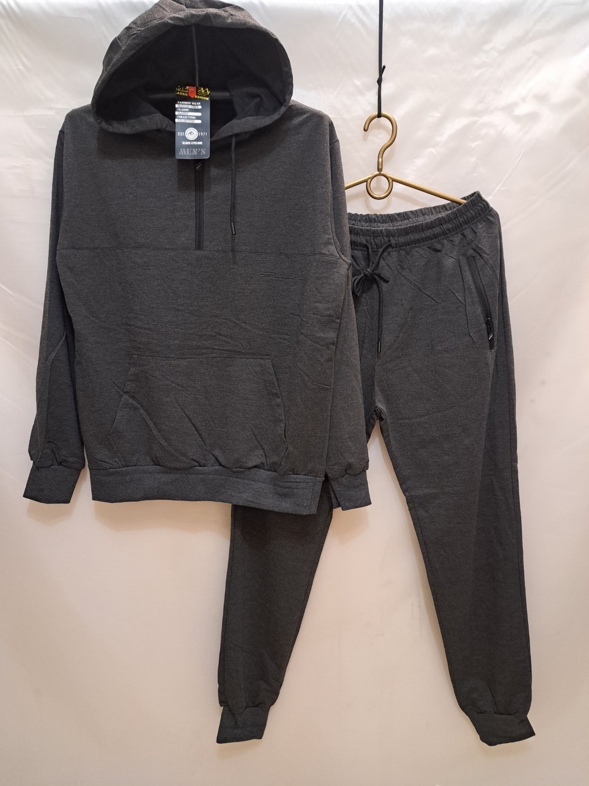 Костюм спорт Giang (M-3XL) 2173A d.grey (деми)