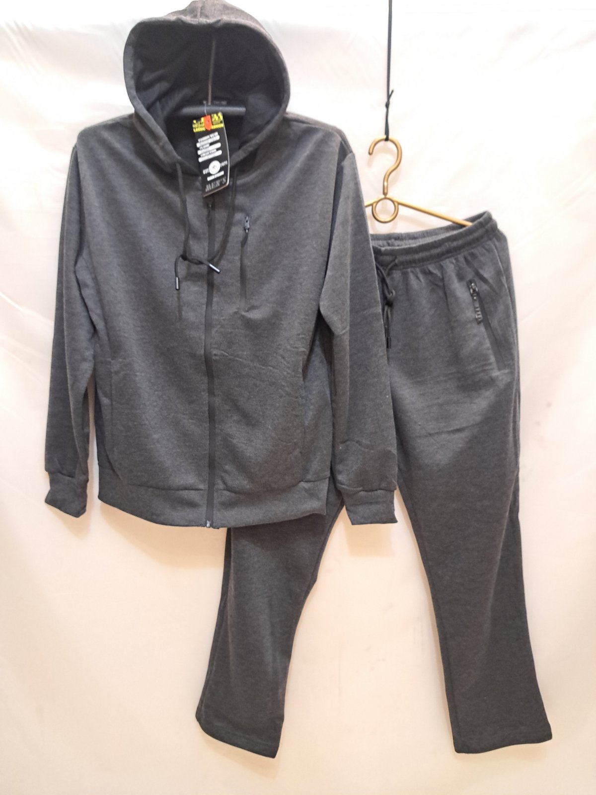 Костюм спорт Giang (M-3XL) 2383A d.grey (деми)