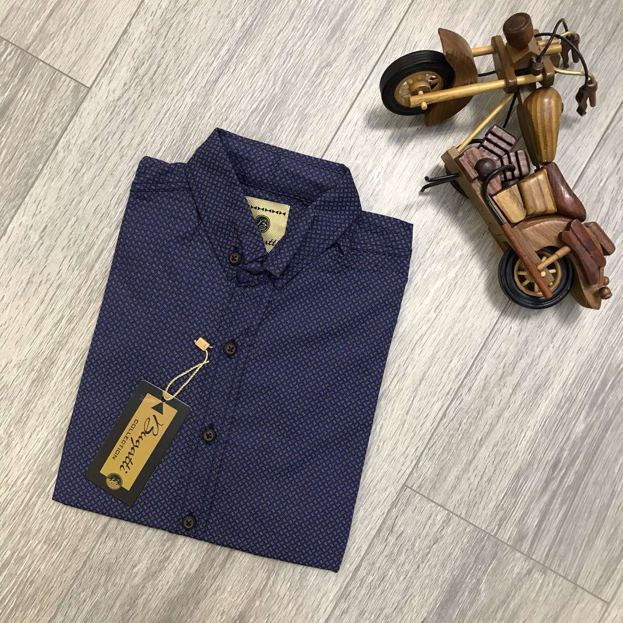 Рубашка Nik (7-12) 54852 navy (лето)