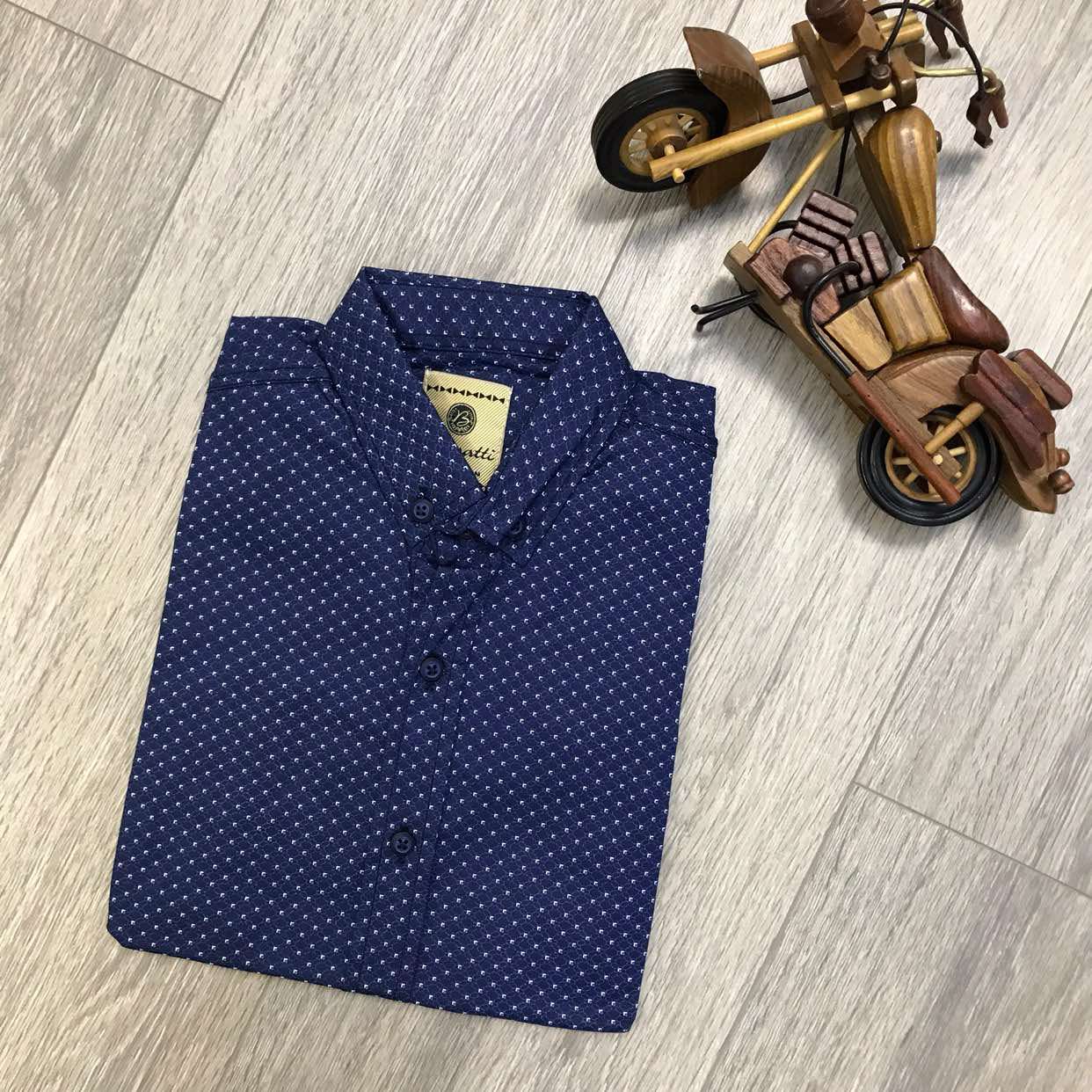 Рубашка Nik (7-12) 54855 navy (лето)