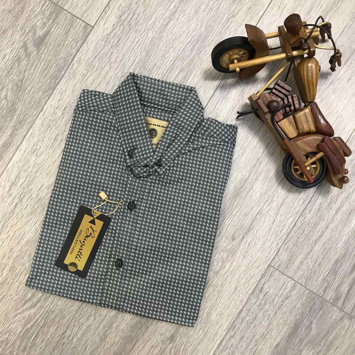 Рубашка Nik (7-12) 54858 grey (лето)