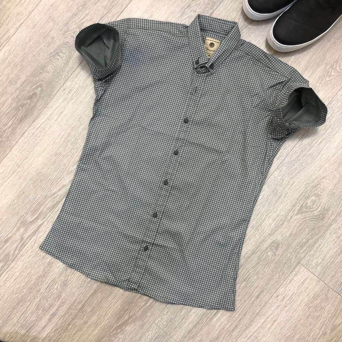Рубашка Nik (11-16) 54861 grey (лето)