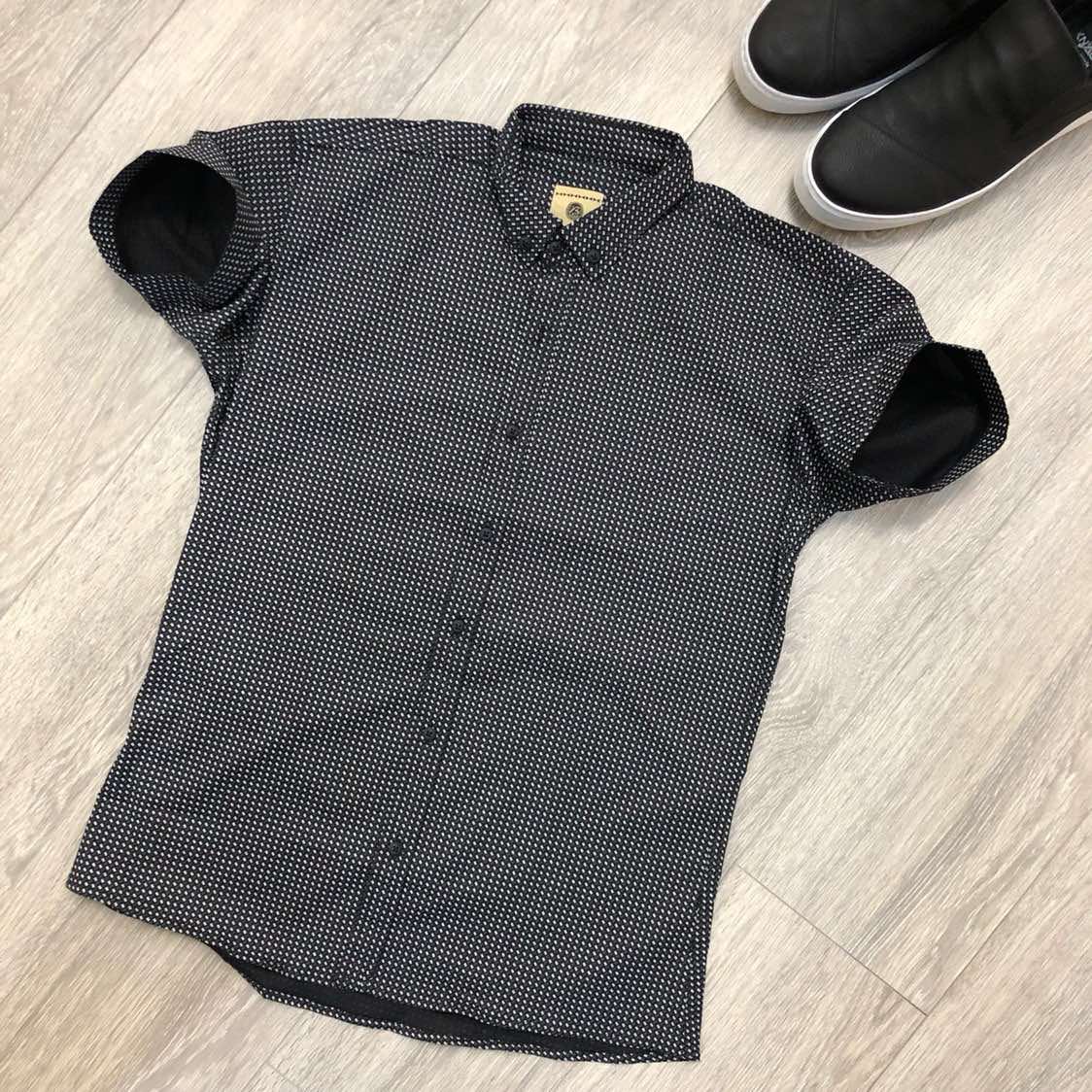 Рубашка Nik (11-16) 54865 black (лето)