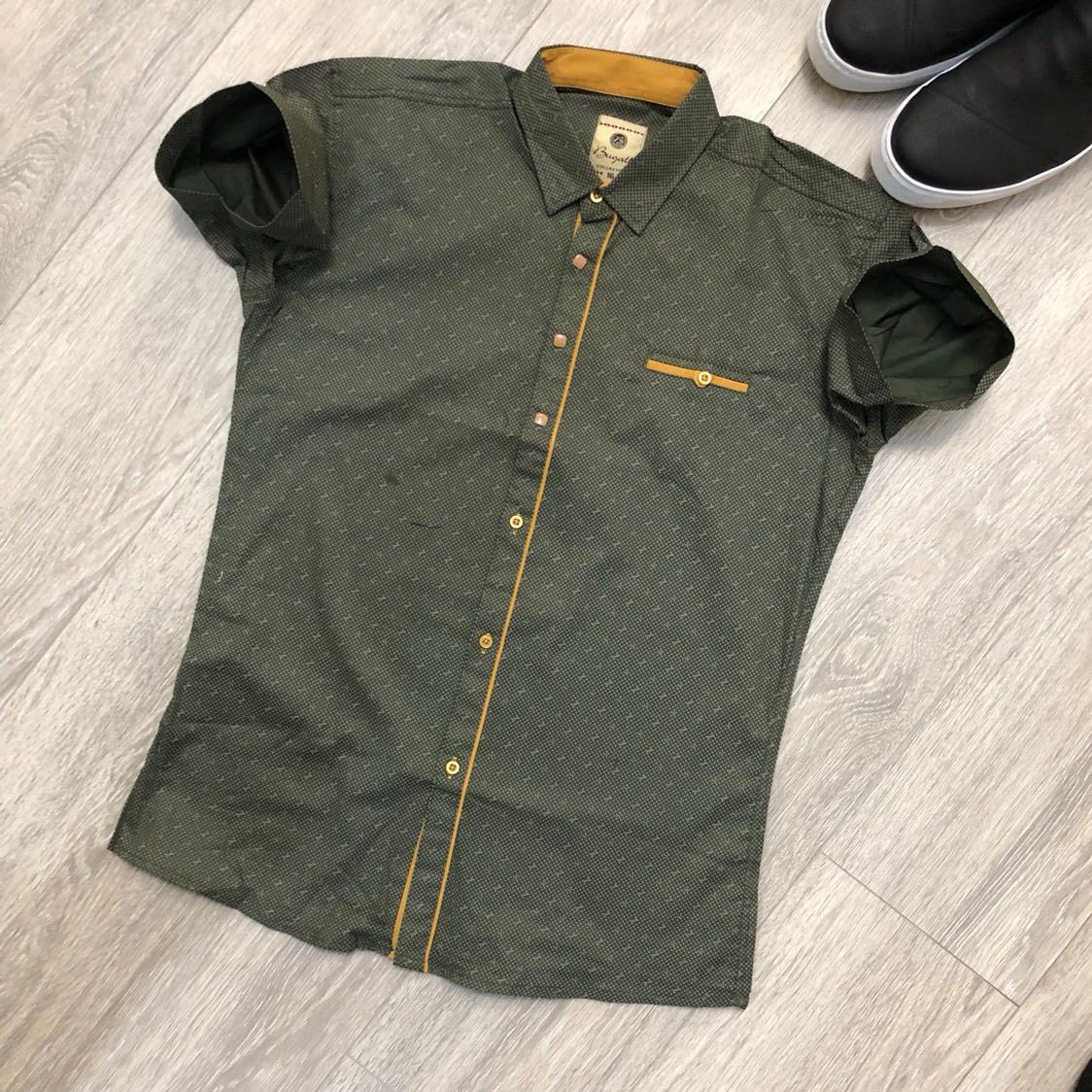 Рубашка Nik (11-16) 54871 khaki (лето)