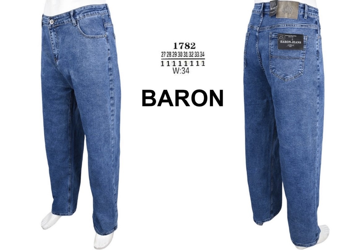 Джинсы God Baron (27-34) 1782 blue (деми)
