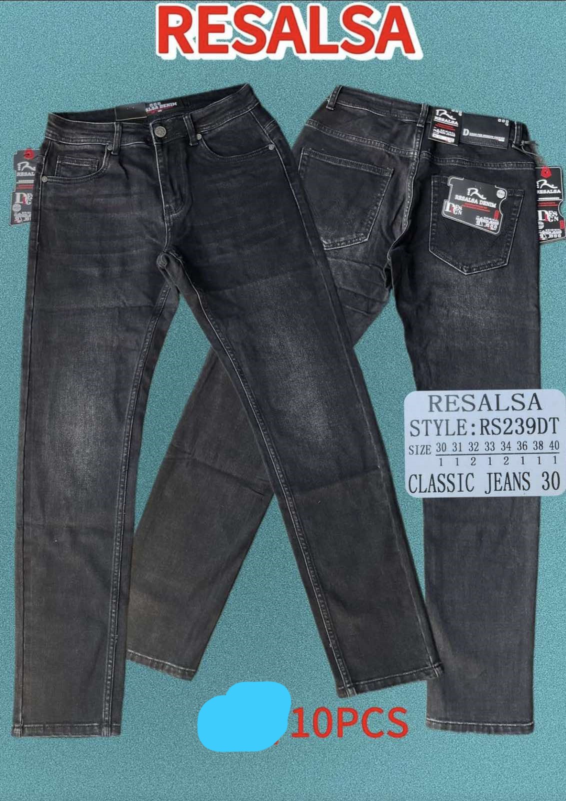 Джинсы God Baron (30-40) 239 d.grey (деми)