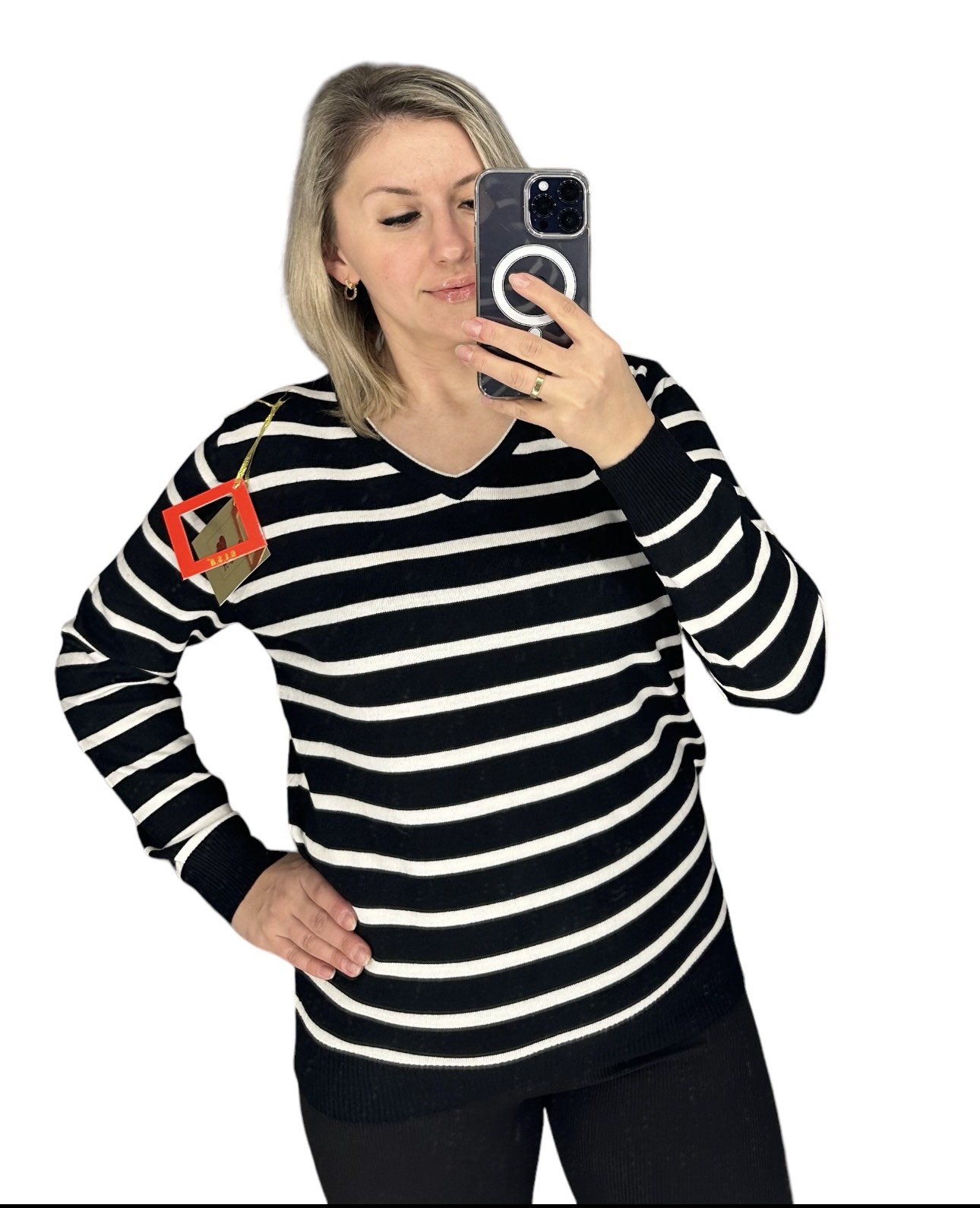 Свитер Novetly Store (50-56) 24003 black-white (деми)
