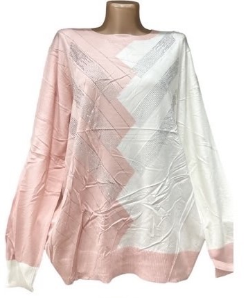 Свитер Novetly Store (48-54) 24044 pink (деми)