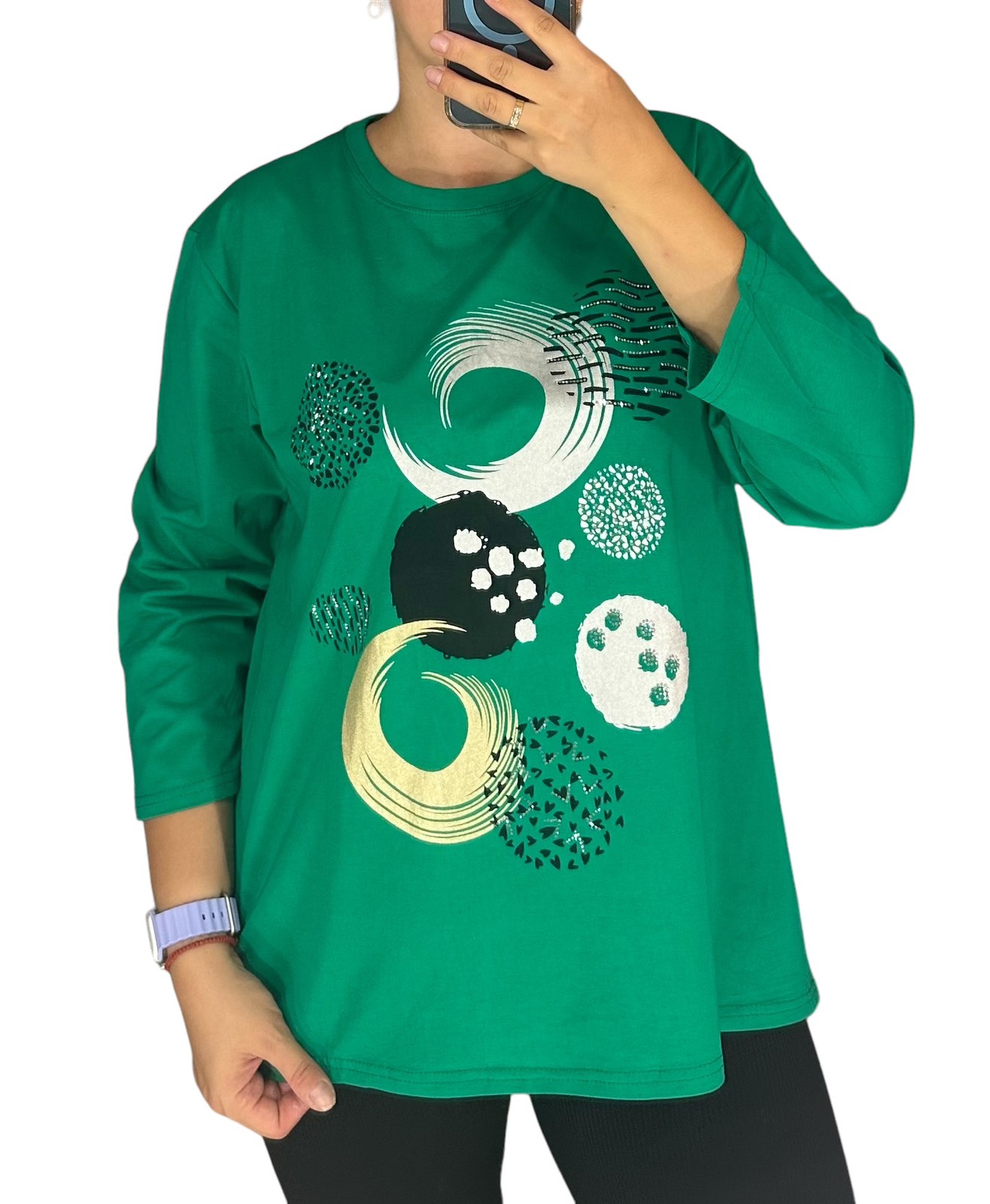 Свитер Novetly Store (52-56) 27087 green (деми)