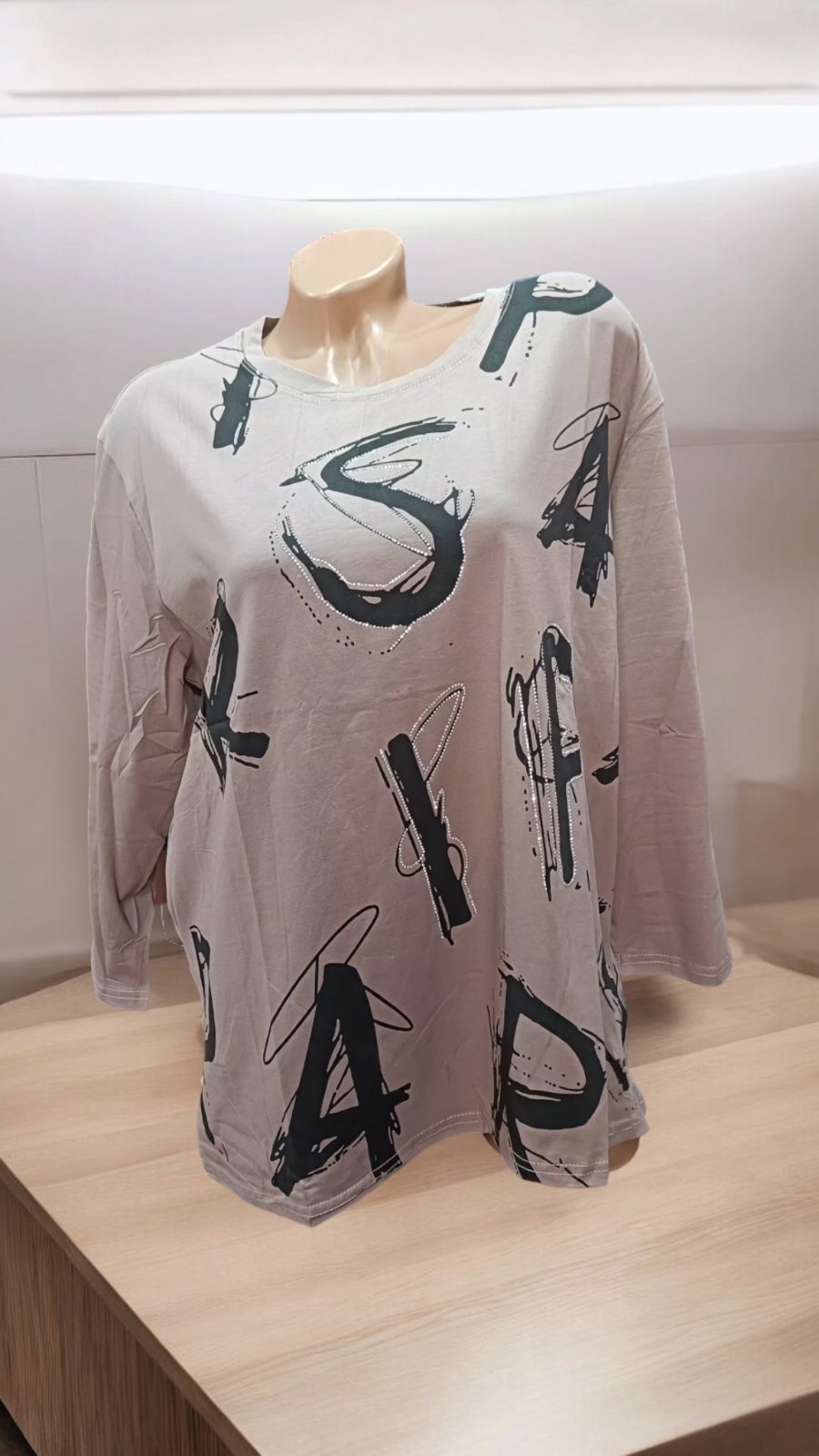 Свитер LeVisha (52-56) 27085 grey (деми)