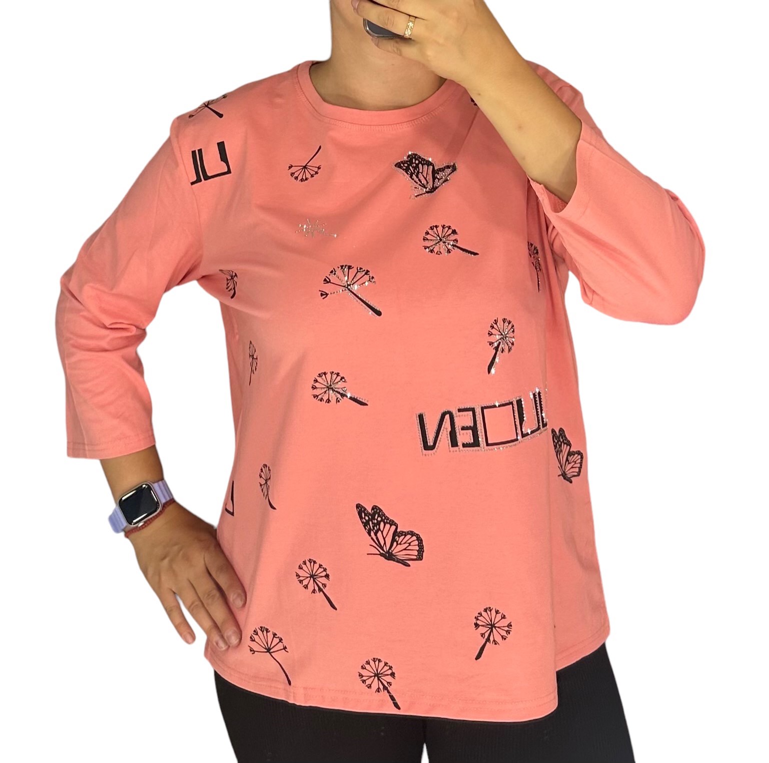 Свитер LeVisha (52-56) 27086 pink (деми)