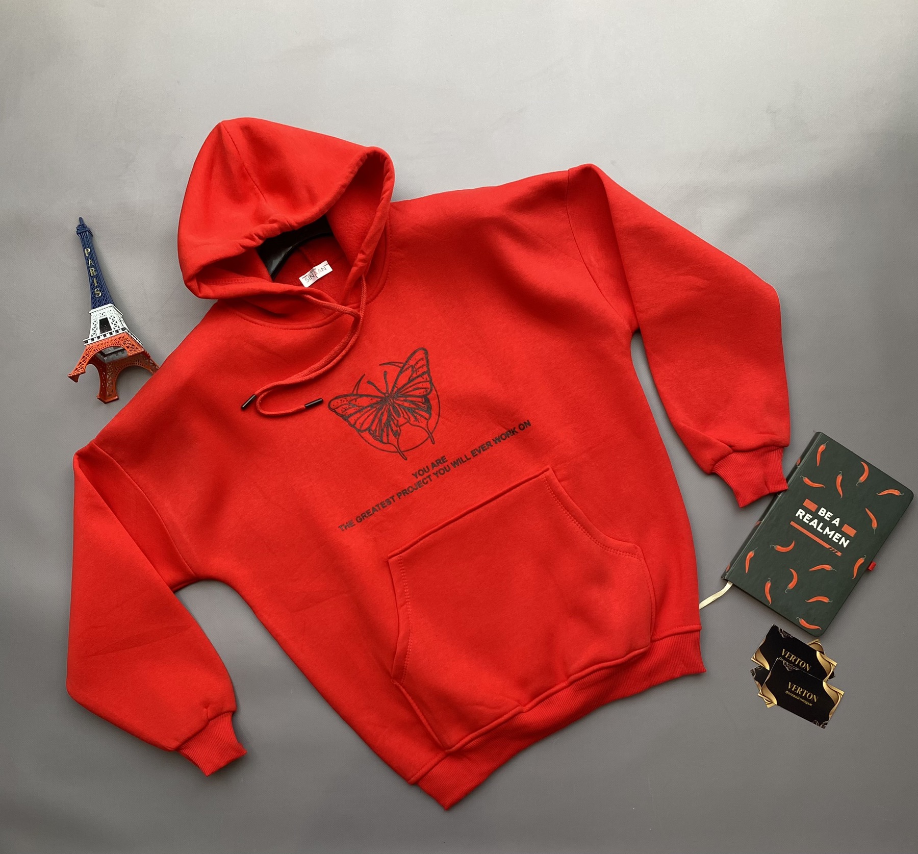 Худи Verton (S-L) 172 red (зима)