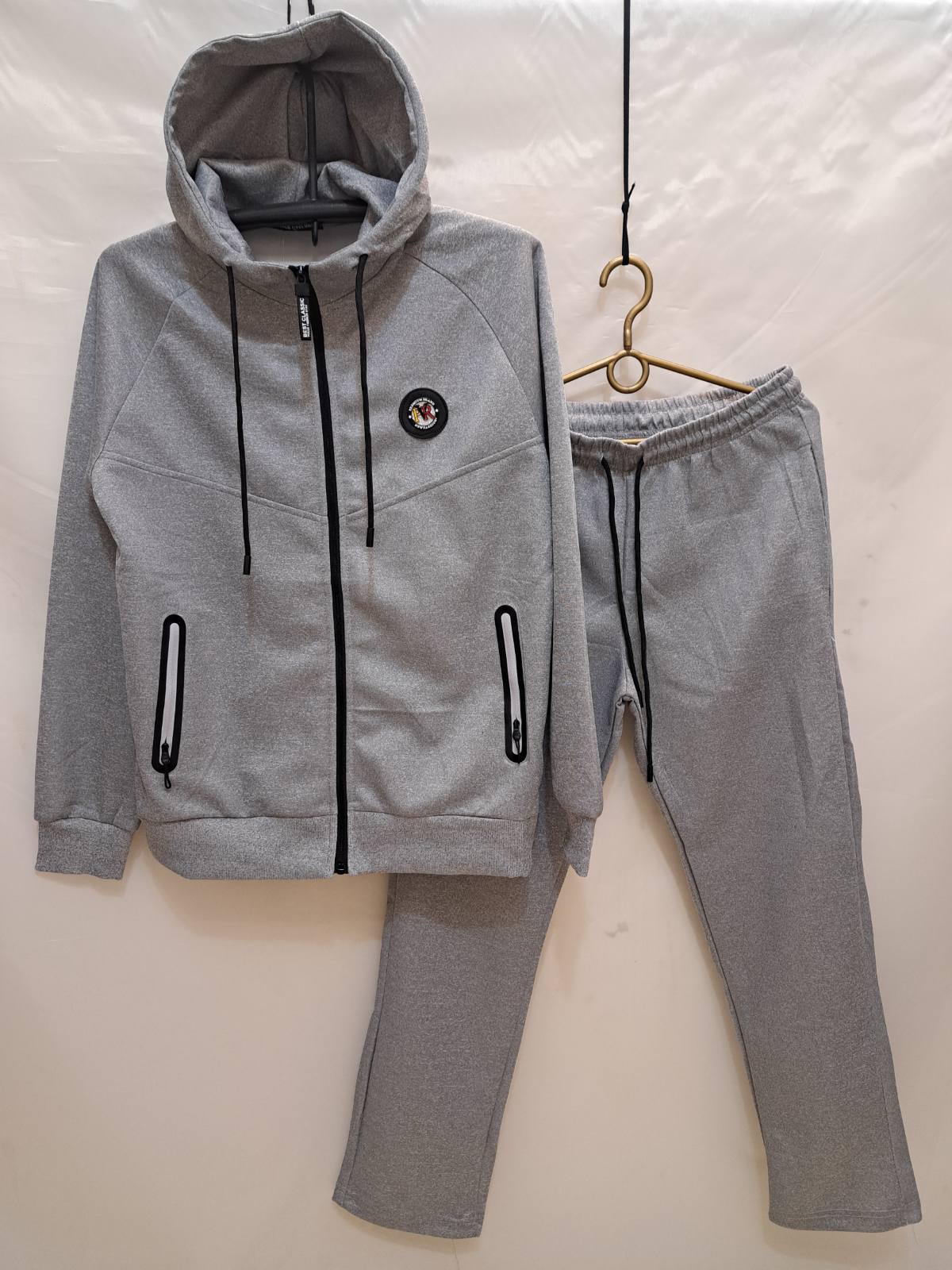 Костюм спорт Giang (M-3XL) 2369A grey (деми)