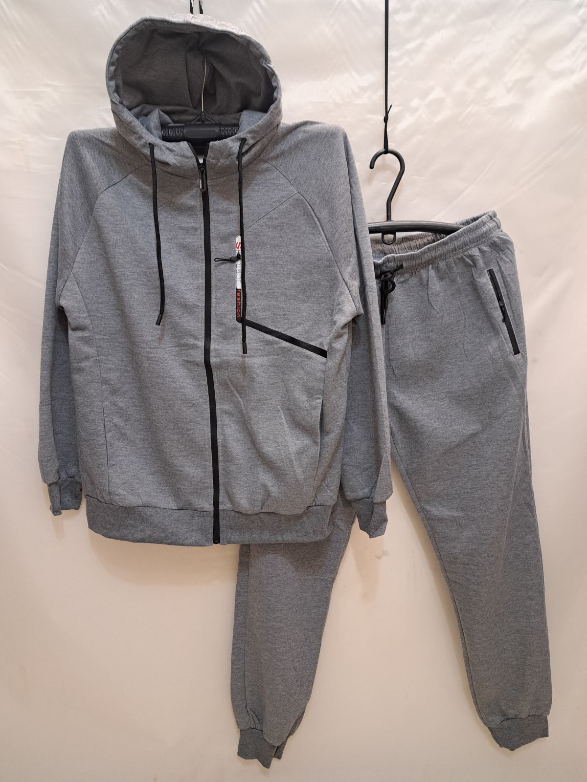 Костюм спорт Giang (3XL-7XL) 2371B grey (деми)