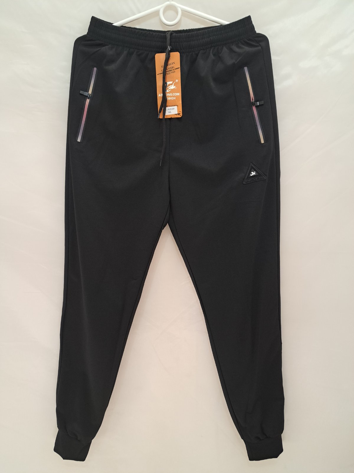 Штаны спорт Giang (XL-5XL) 603 black (деми)
