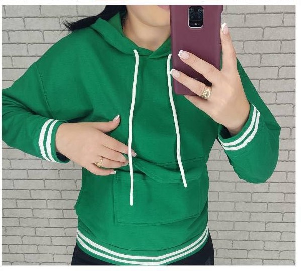 Худи Shipi (S-XL) 2949 green (деми)