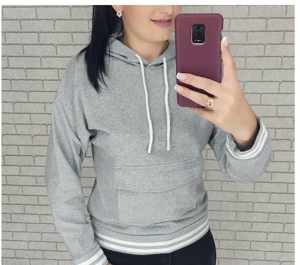 Худи Shipi (S-XL) 2949 grey (деми)