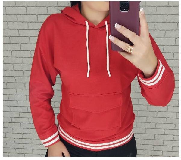 Худи Shipi (S-XL) 2949 red (деми)