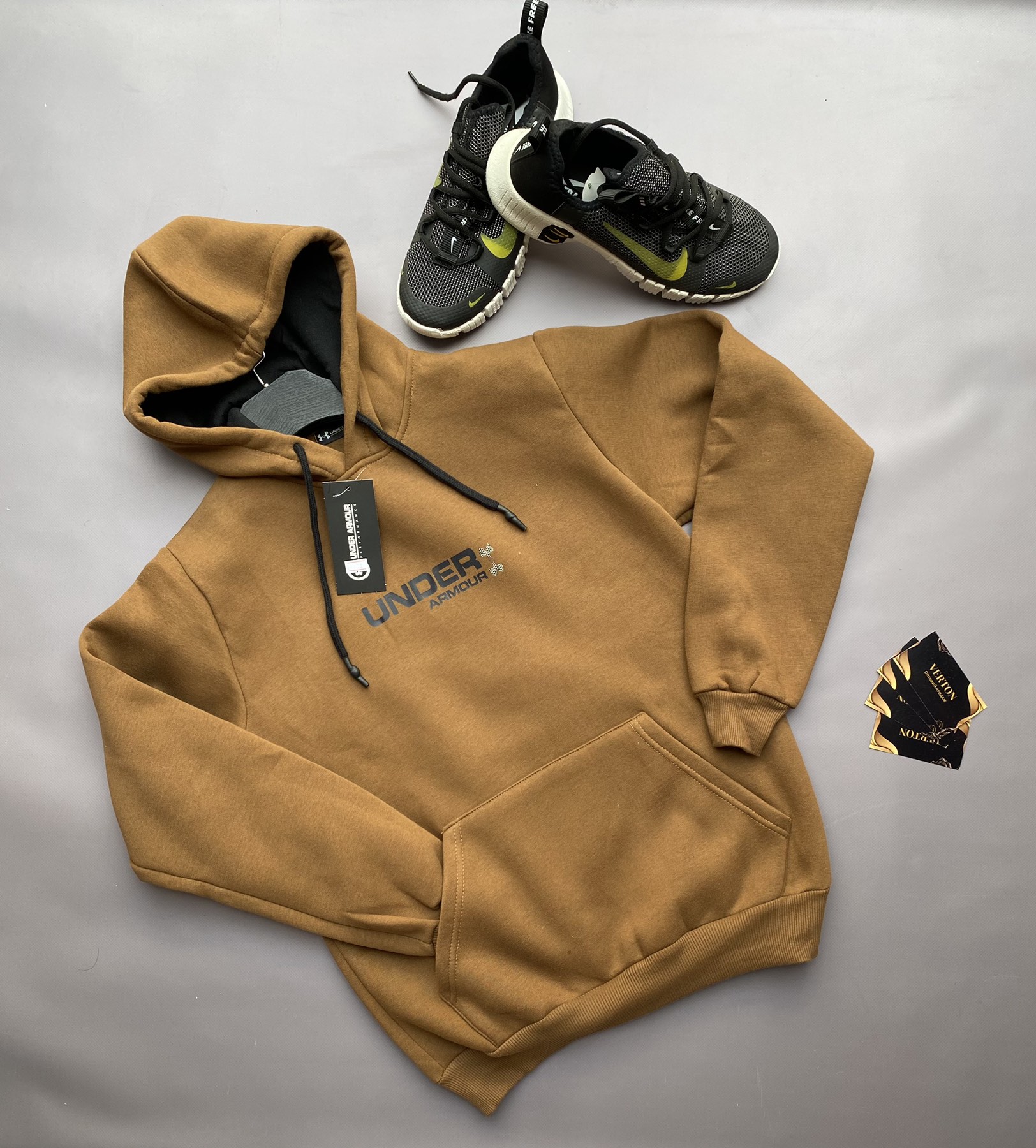 Худи Verton (M-2XL) 183 beige (зима)