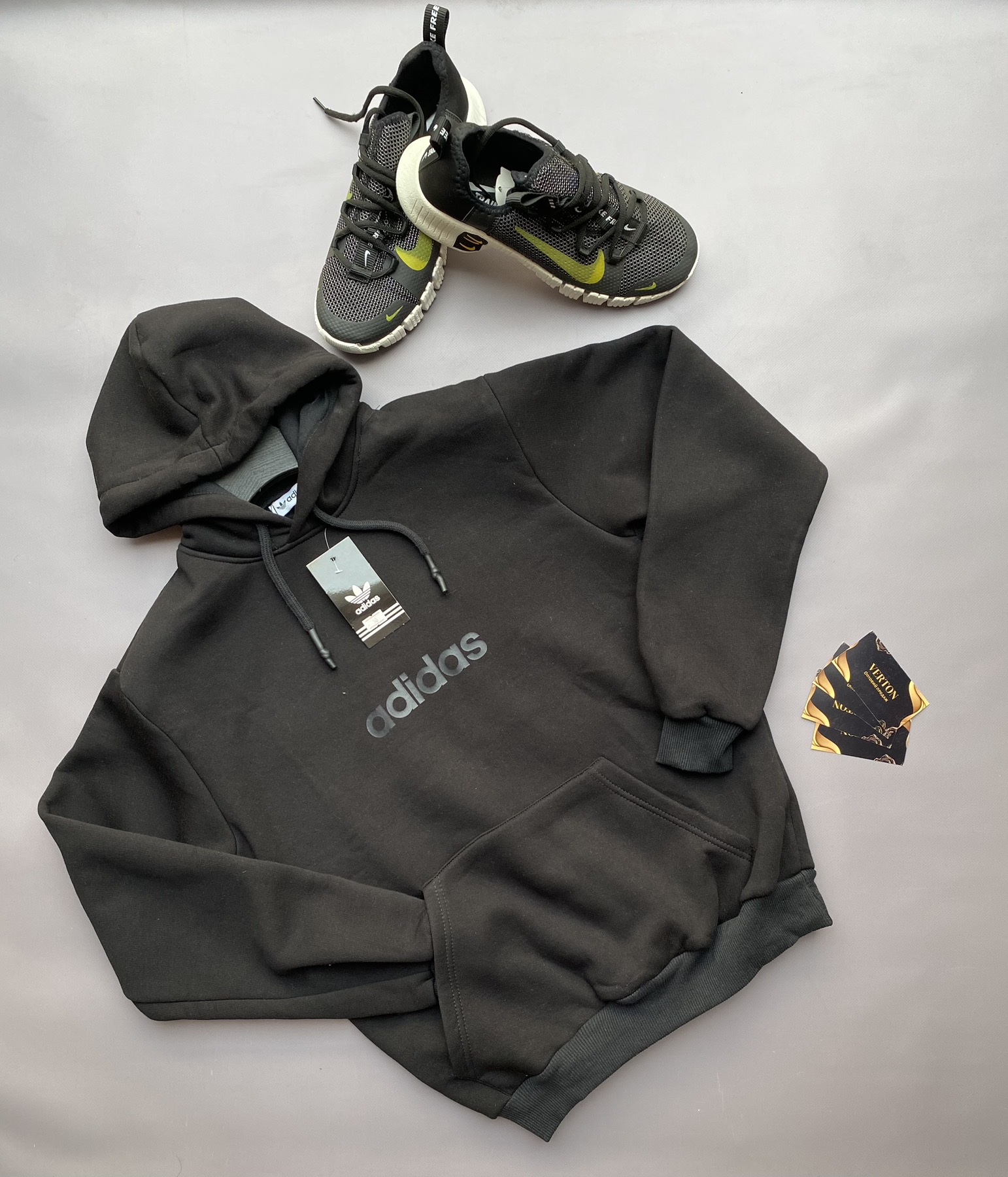 Худи Verton (M-2XL) 184 black (зима)