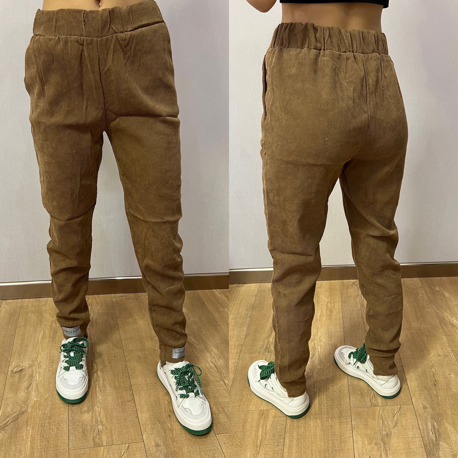 Штаны Valentina (42-48) 226 khaki (деми)