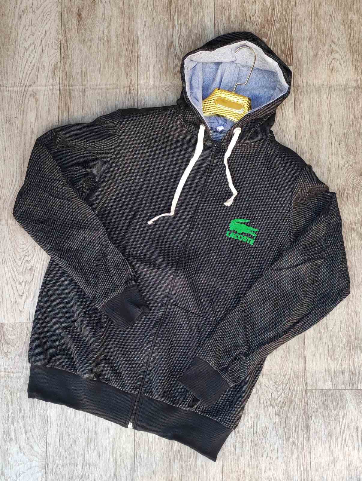 Кофта спорт Sport style (M-2XL) 23-3 d.grey (деми)