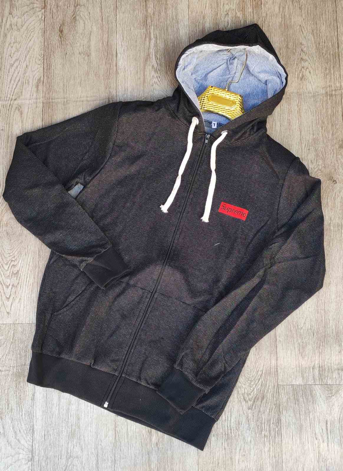Кофта спорт Sport style (M-2XL) 23-5 d.grey (деми)