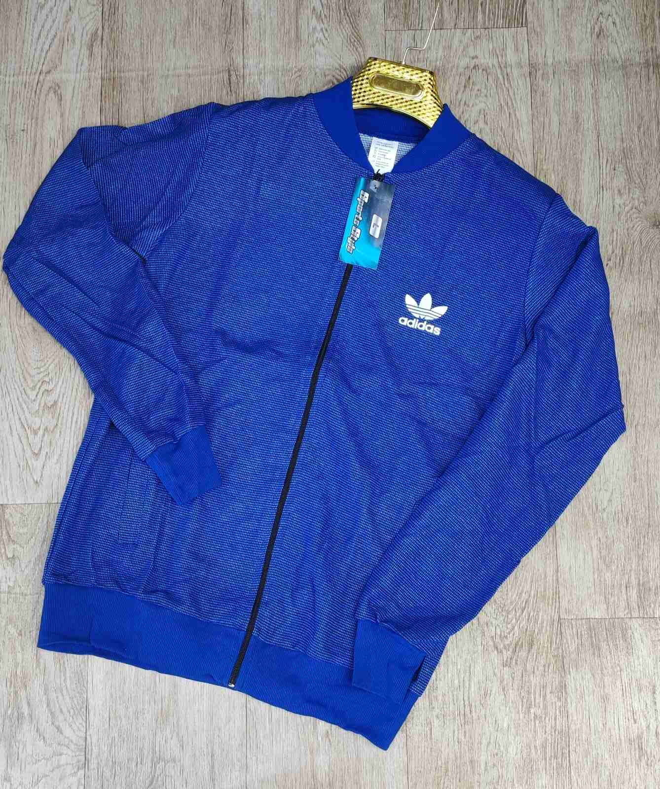 Кофта спорт Sport style (M-2XL) 23-9 blue (деми)