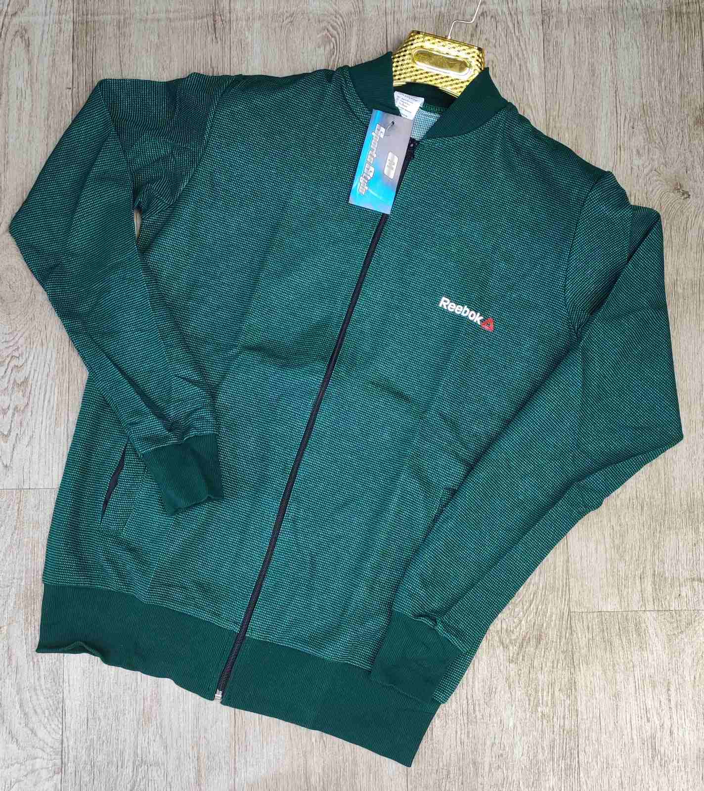 Кофта спорт Sport style (M-2XL) 23-10 green (деми)