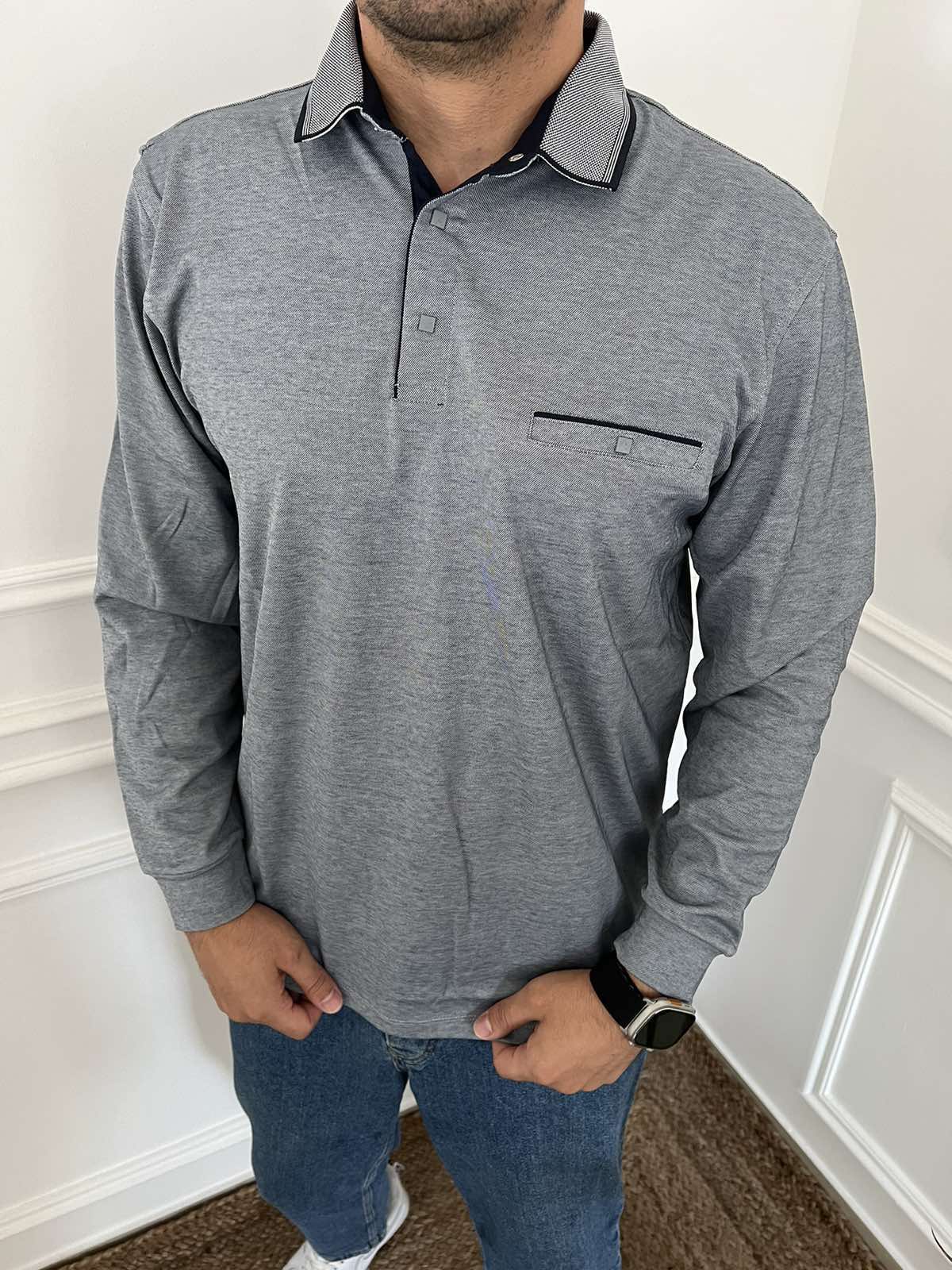 Свитер Nik (L-3XL) 54952 grey (деми)