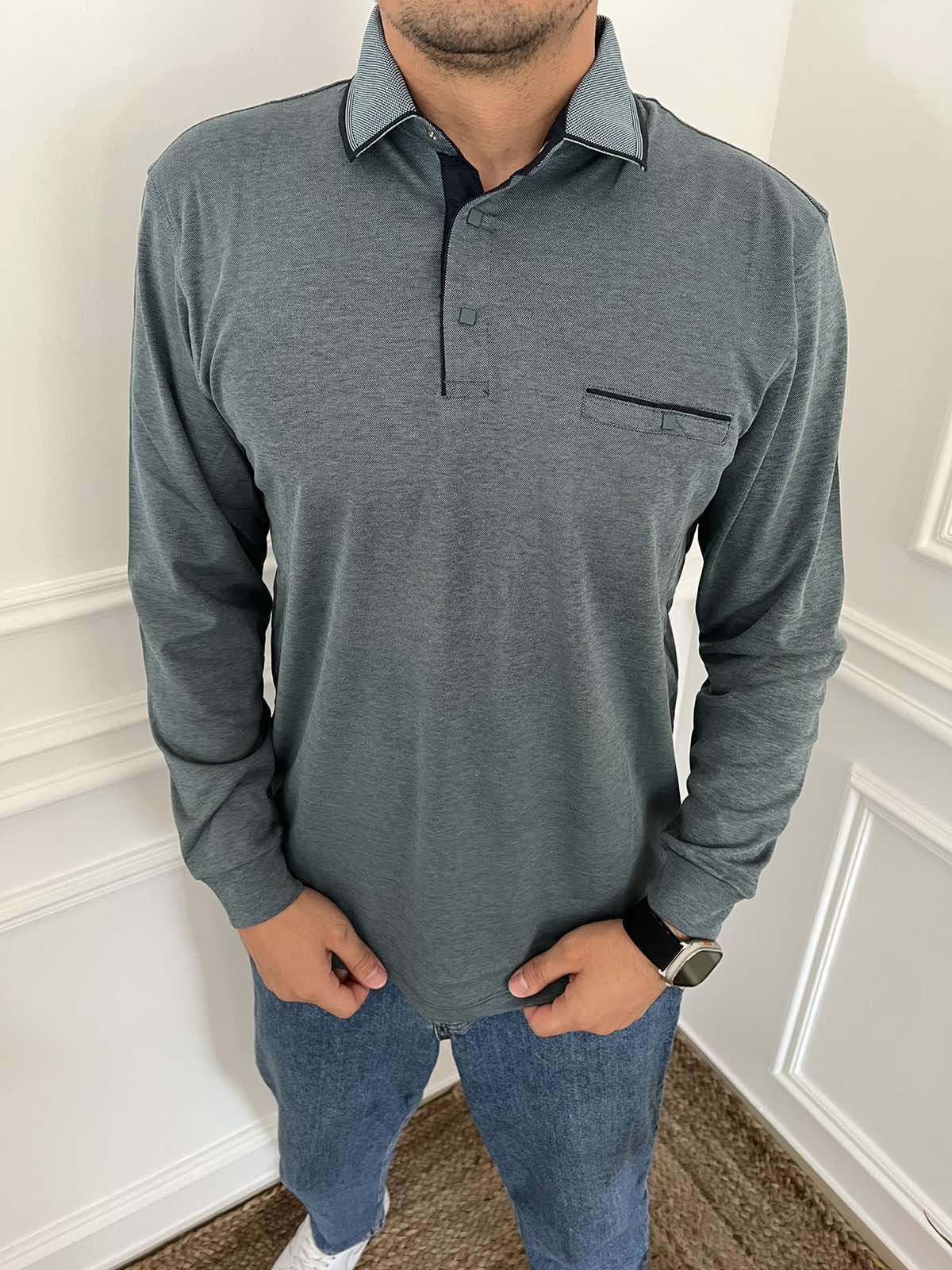 Свитер Nik (L-3XL) 54953 grey (деми)