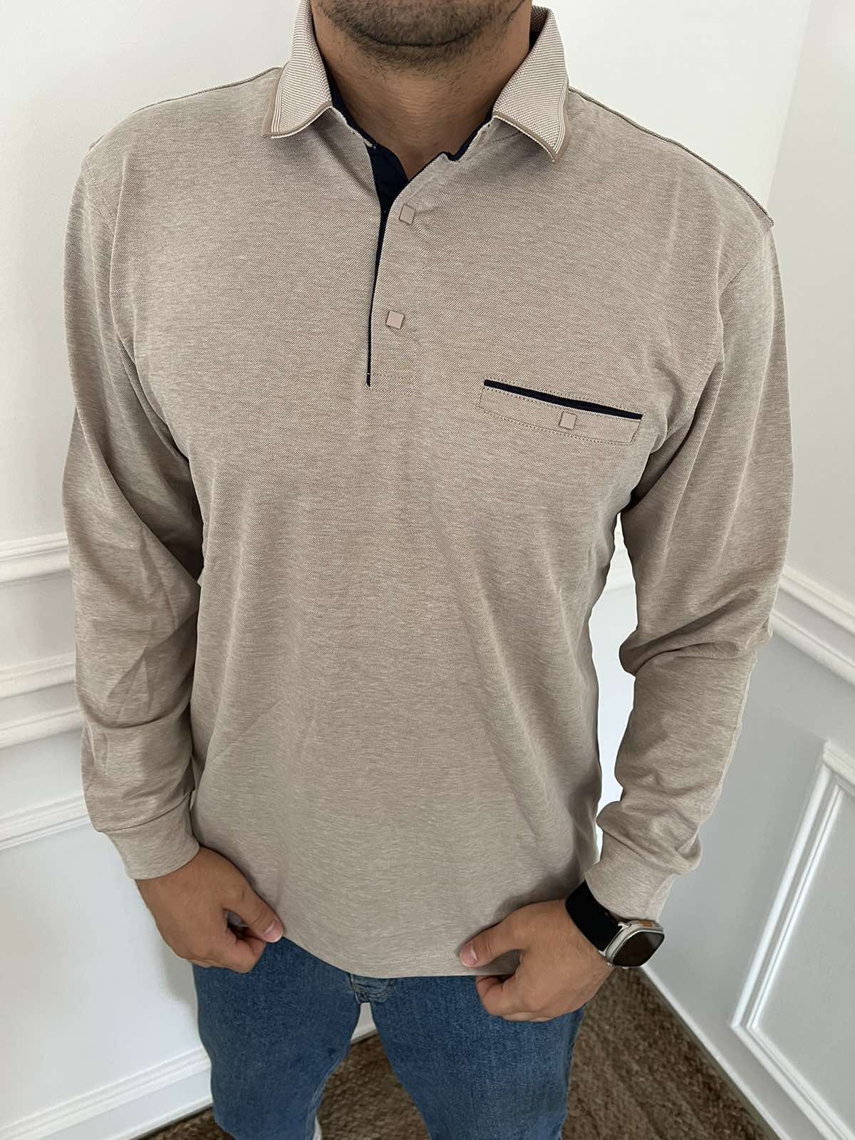 Свитер Nik (L-3XL) 54955 beige (деми)