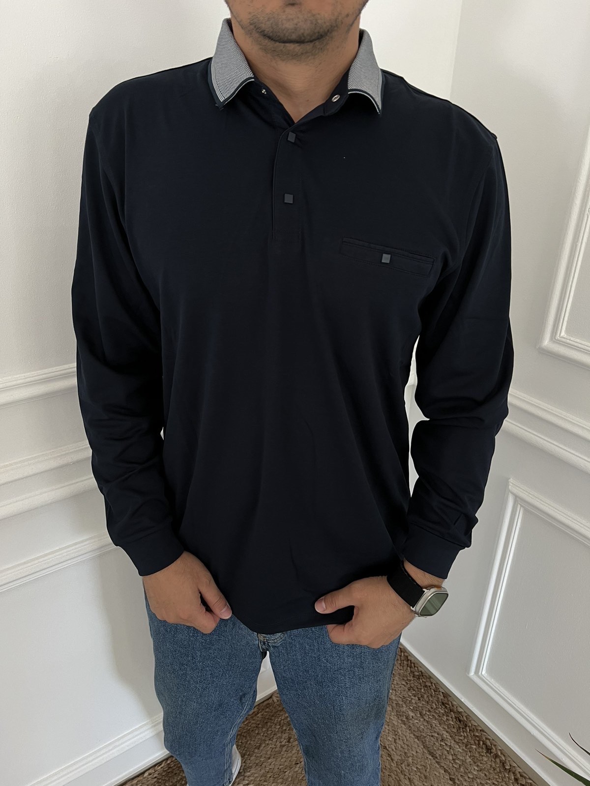 Свитер Nik (L-3XL) 54956 black (деми)
