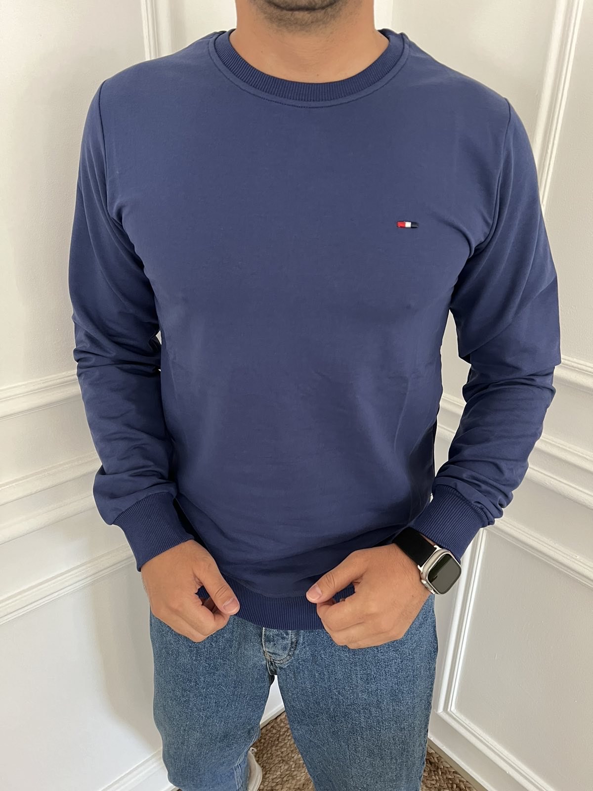 Свитер Nik (M-2XL) 54957 blue (деми)