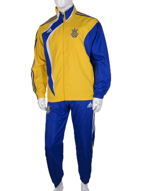Костюм спорт BIG clothes (M-3XL) 3525 yellow-blue (деми)