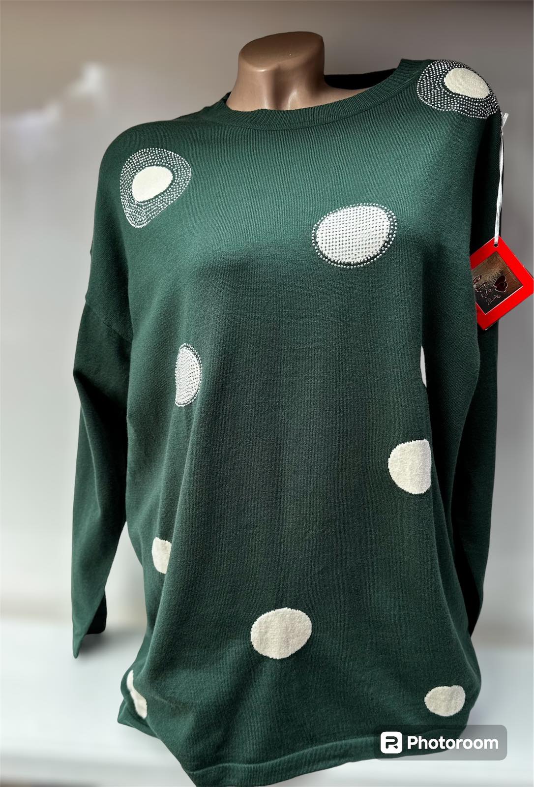 Свитер Ekvato (56-60) 24046 d.green (деми)