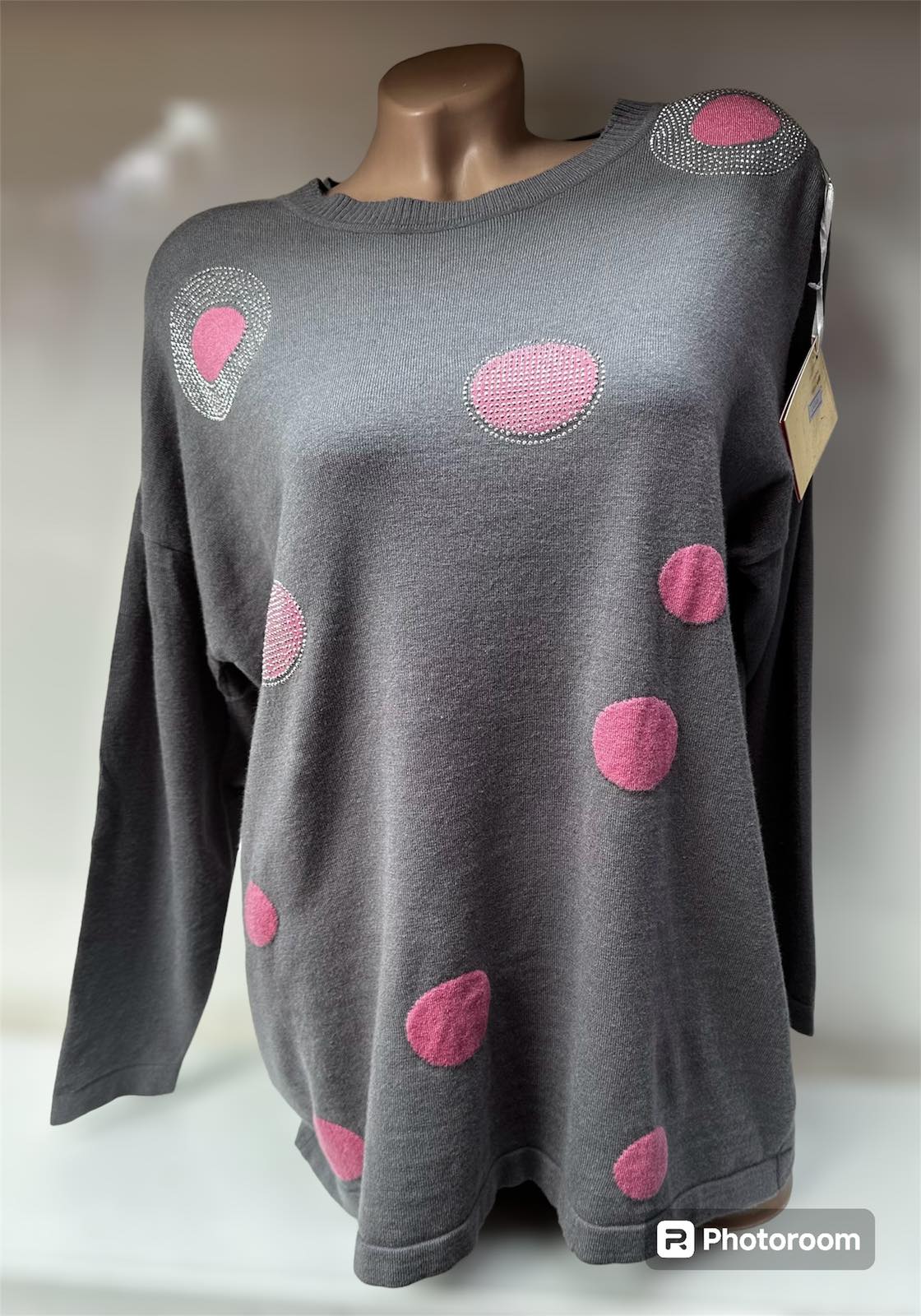 Свитер Ekvato (56-60) 24046 grey (деми)