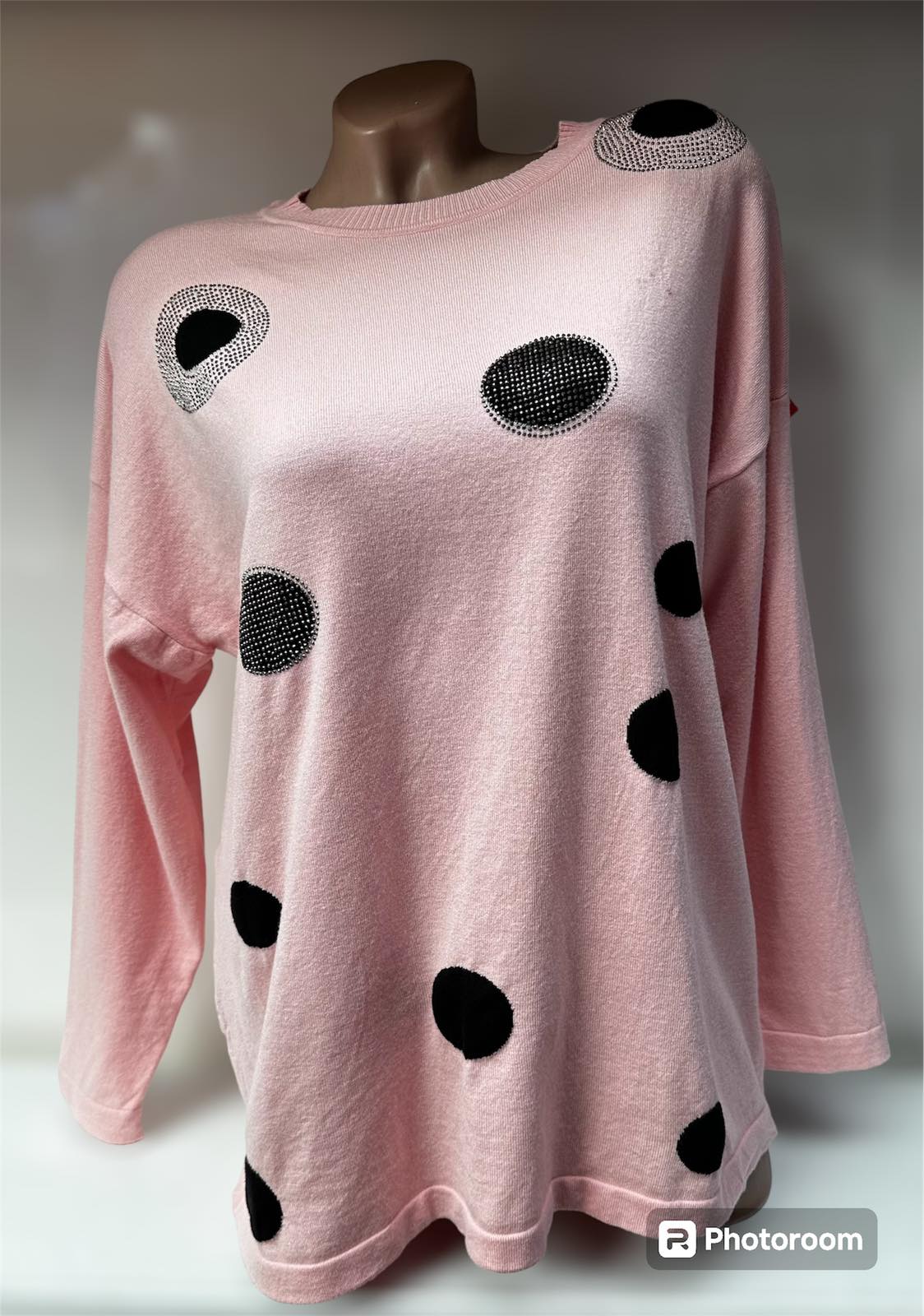 Свитер Ekvato (56-60) 24046 pink (деми)