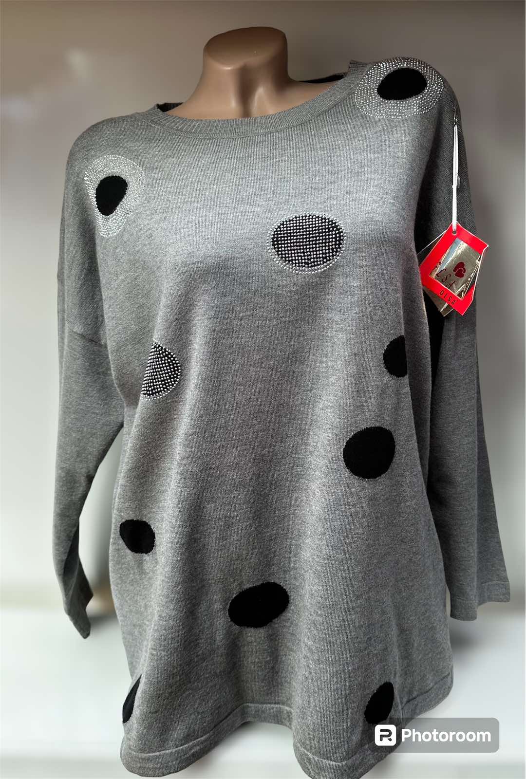 Свитер Ekvato (56-60) 24046-1 grey (деми)