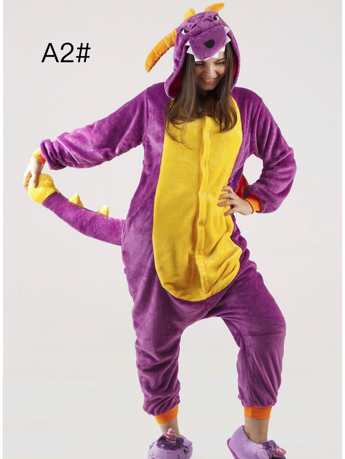 Кигуруми Brilliant (S-XL) A2 purple (зима)