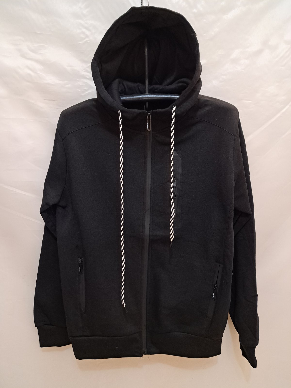 Кофта спорт Giang (M-3XL) 2322A black (зима)