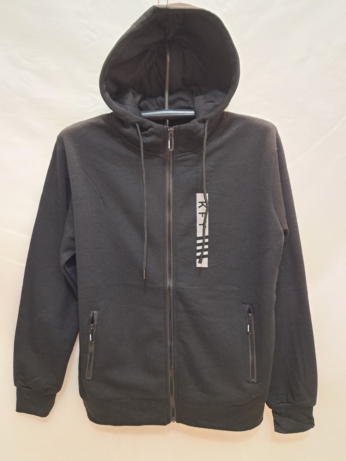 Кофта спорт Giang (M-3XL) 2326A black (зима)