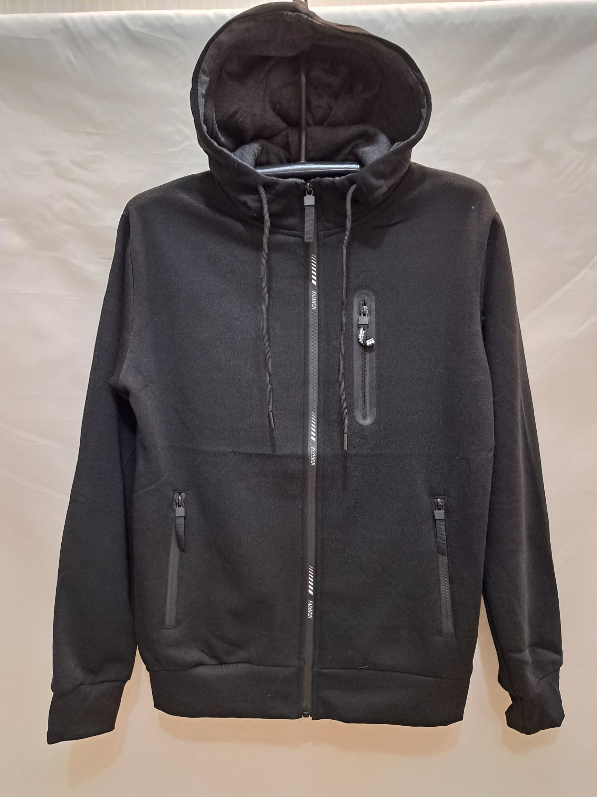 Кофта спорт Giang (M-3XL) 2330 black (зима)